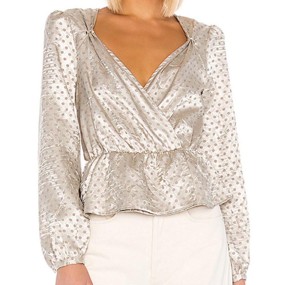 NWT LPA Pinched Shoulder Top